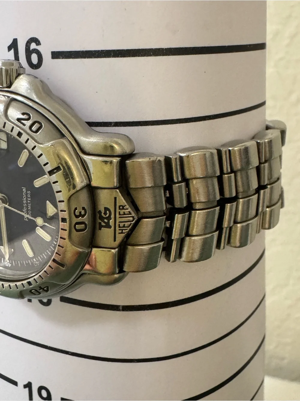 Tag Heuer Stainless Steel Men's Watch - Black Dial